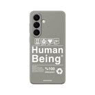 Samsung Human Being Premium Telefon Kılıfı Gri - Sumthincs