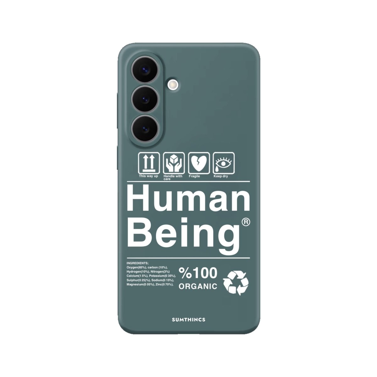 Samsung Human Being Premium Telefon Kılıfı Kaktüs Yeşili - Sumthincs