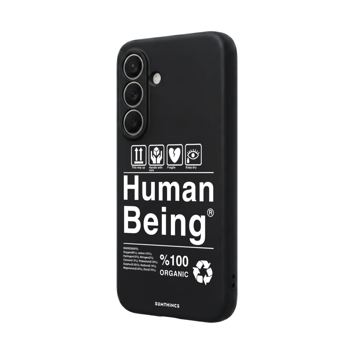 Samsung Human Being Premium Telefon Kılıfı Gri - Sumthincs