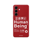 Samsung Human Being Premium Telefon Kılıfı Kırmızı - Sumthincs