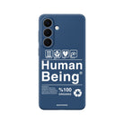 Samsung Human Being Premium Telefon Kılıfı Pasifik Mavi - Sumthincs
