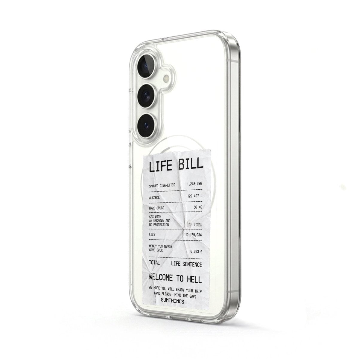 Samsung Life Bill Clear Magsafe Telefon Kılıfı - Sumthincs