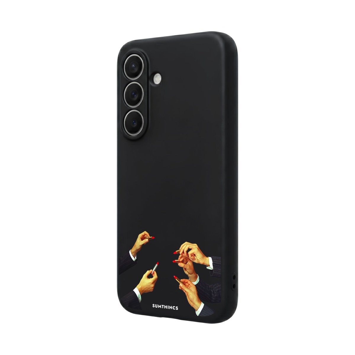 Samsung Lipstick Premium Telefon Kılıfı Gri - Sumthincs