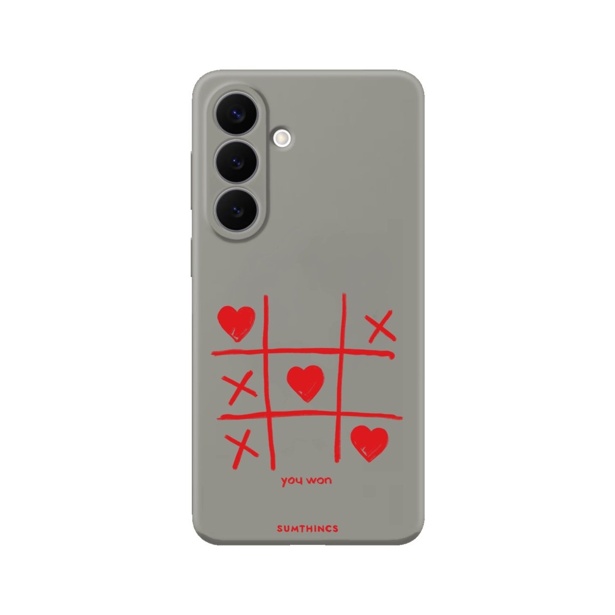 Samsung Love Game Premium Telefon Kılıfı Gri - Sumthincs