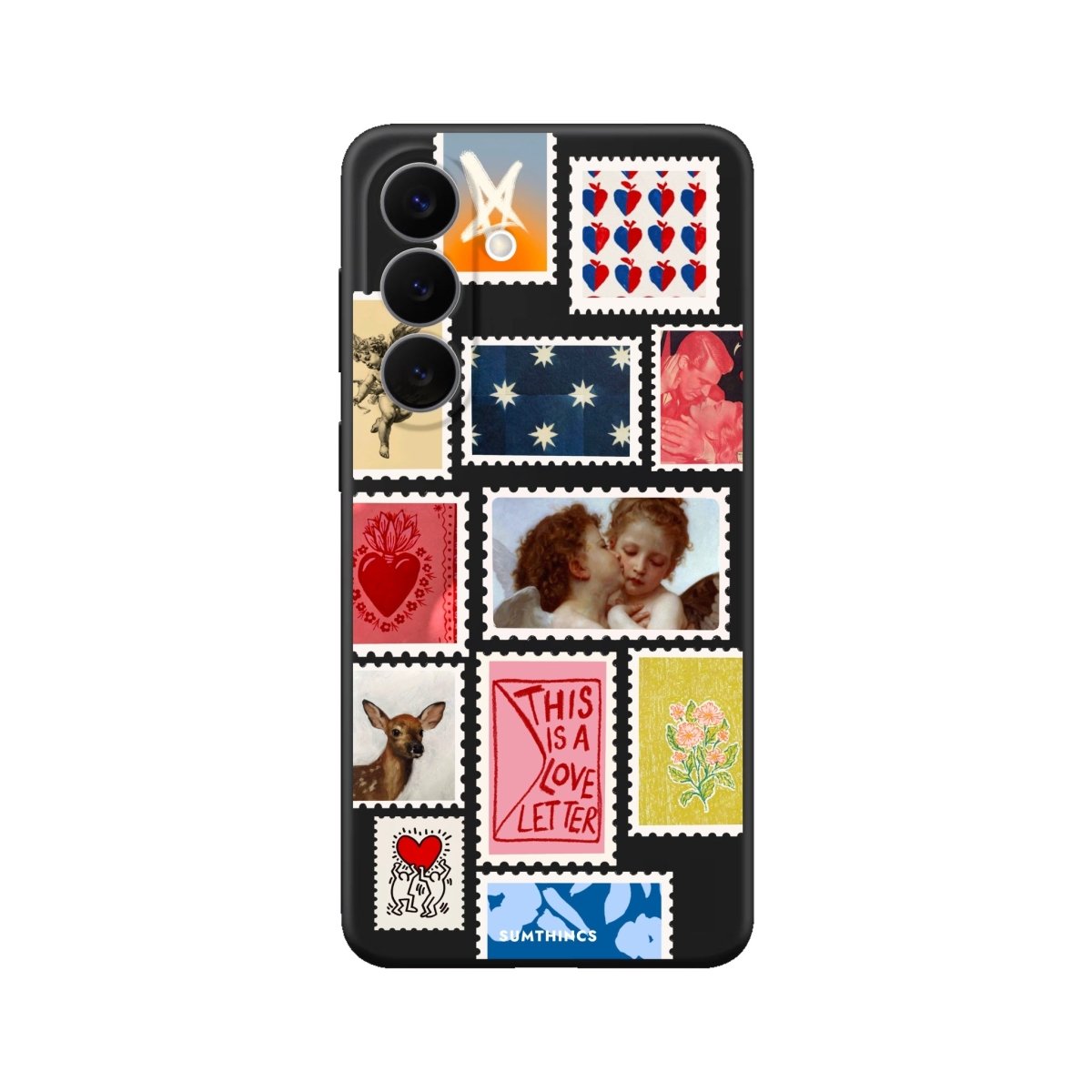 Samsung Love Letter Premium Telefon Kılıfı Siyah - Sumthincs