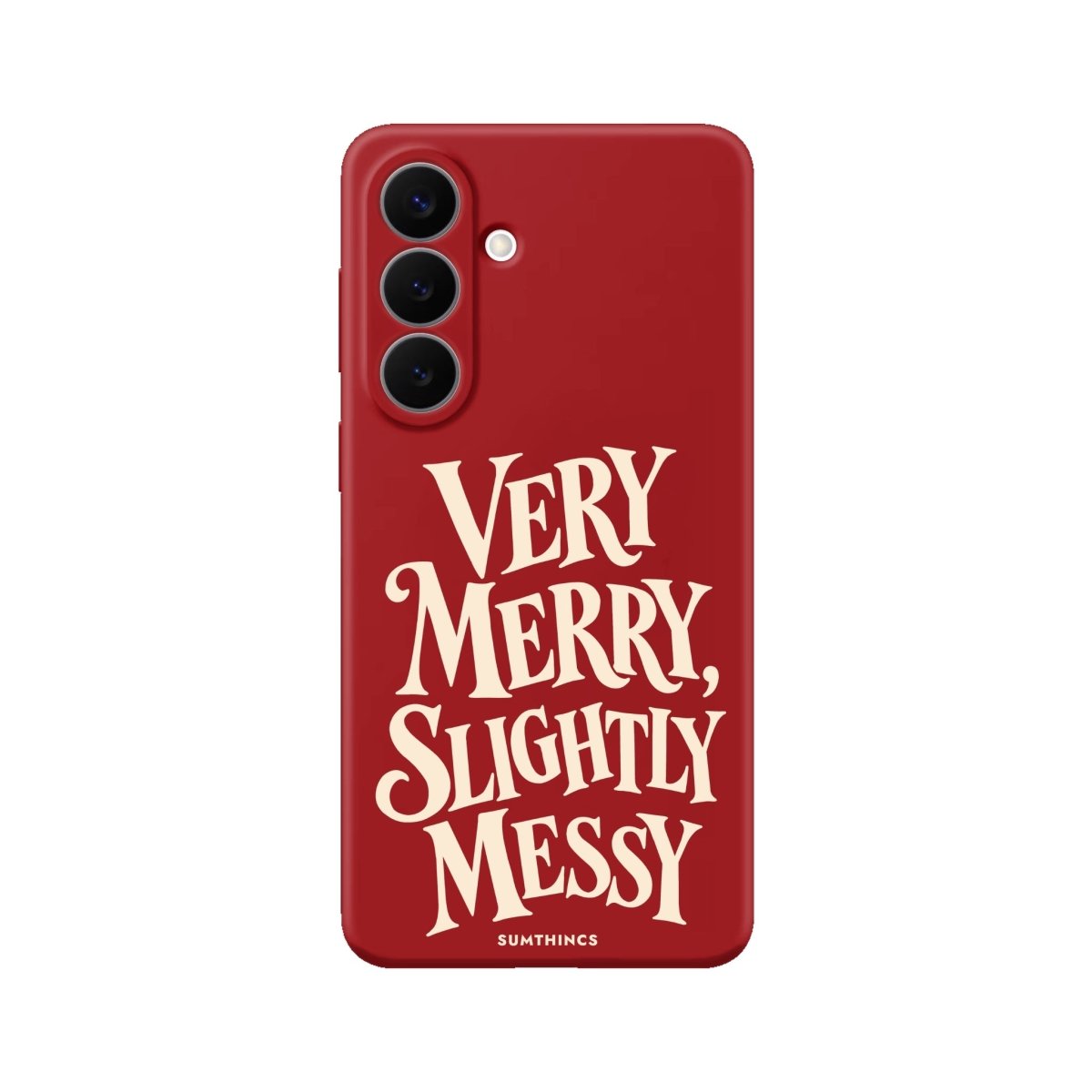 Samsung Messy Premium Telefon Kılıfı Kırmızı - Sumthincs