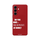 Samsung Microwave Premium Telefon Kılıfı Kırmızı - Sumthincs