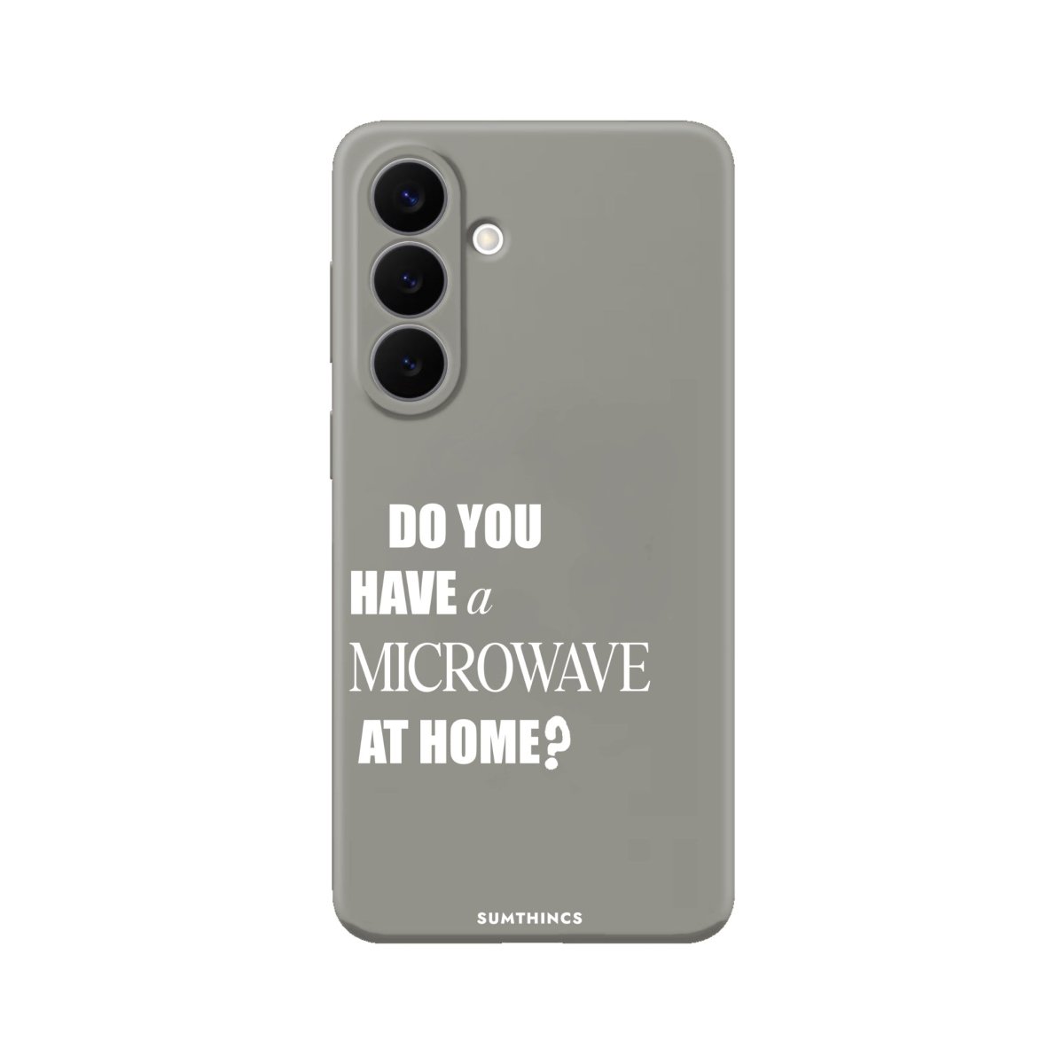 Samsung Microwave Premium Telefon Kılıfı Gri - Sumthincs