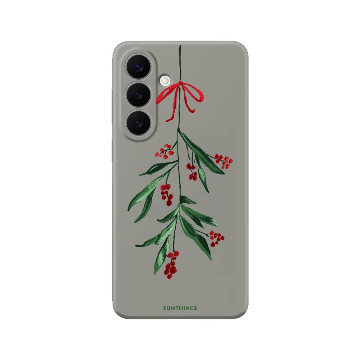 Samsung Mistletoe Premium Telefon Kılıfı Gri - Sumthincs
