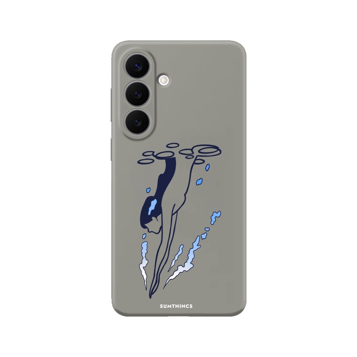 Samsung Nami Premium Telefon Kılıfı Gri - Sumthincs