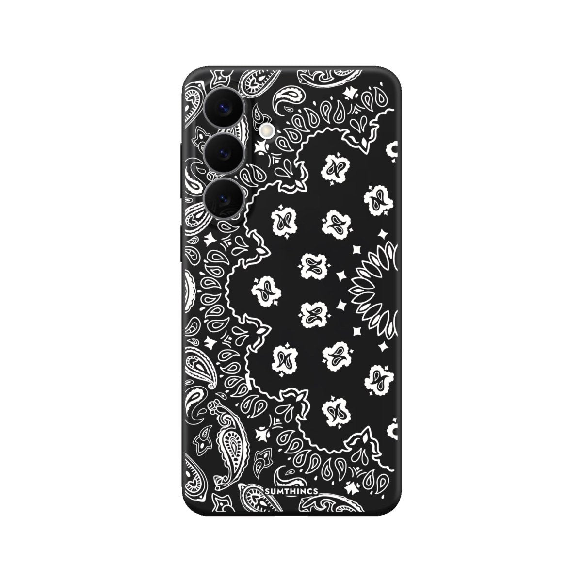 Samsung Paisley Premium Telefon Kılıfı Siyah - Sumthincs