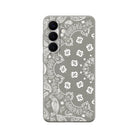Samsung Paisley Premium Telefon Kılıfı Gri - Sumthincs