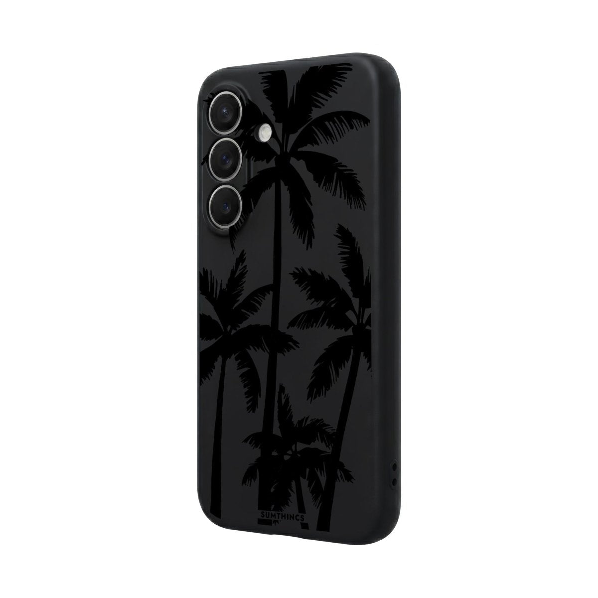 Samsung Palm Trees Premium Telefon Kılıfı Gri - Sumthincs
