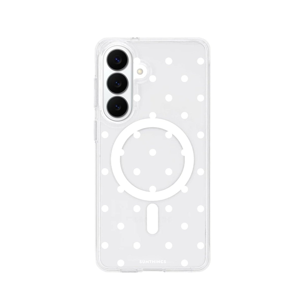 Samsung Polka Dots Clear Magsafe Telefon Kılıfı - Sumthincs