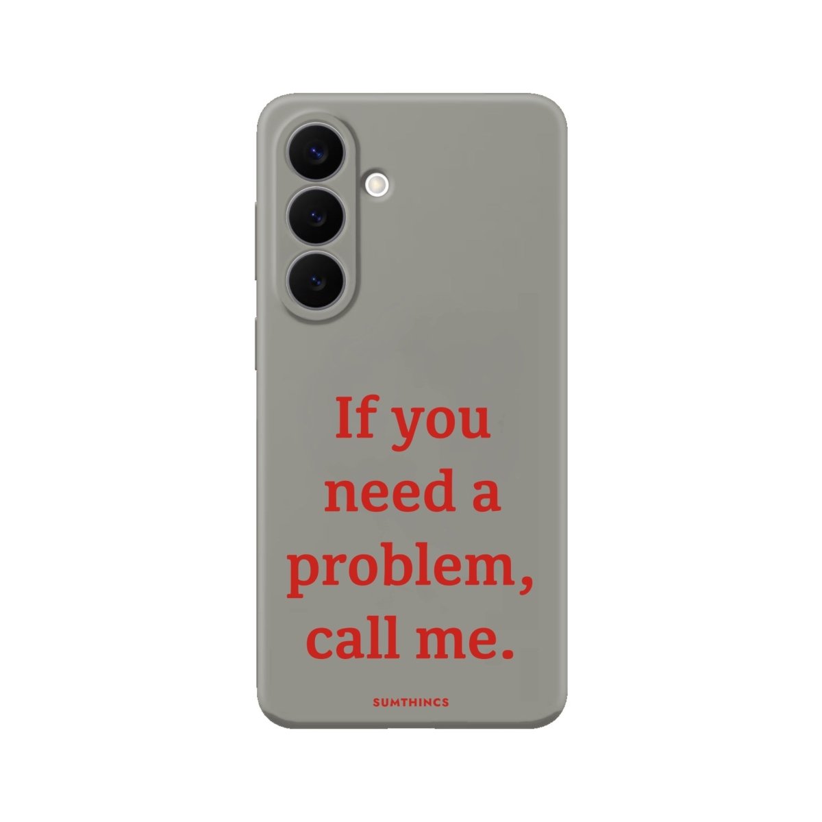 Samsung Problem Premium Telefon Kılıfı Gri - Sumthincs