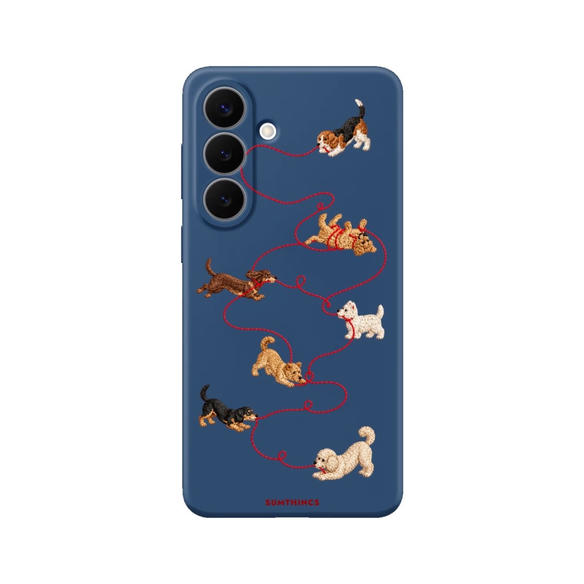 Samsung Puppy Premium Telefon Kılıfı Pasifik Mavi - Sumthincs