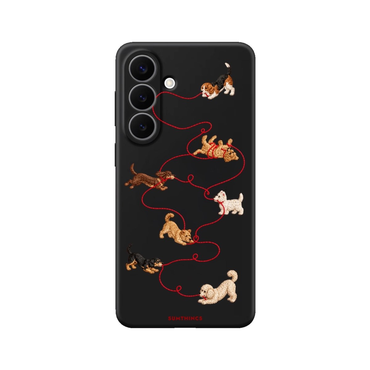 Samsung Puppy Premium Telefon Kılıfı Siyah - Sumthincs