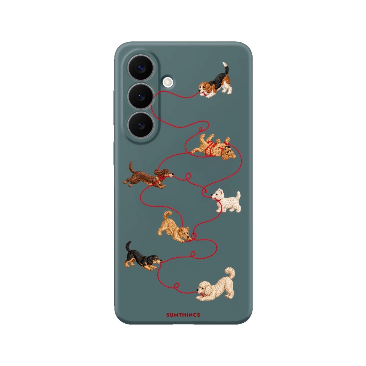 Samsung Puppy Premium Telefon Kılıfı Kaktüs Yeşili - Sumthincs