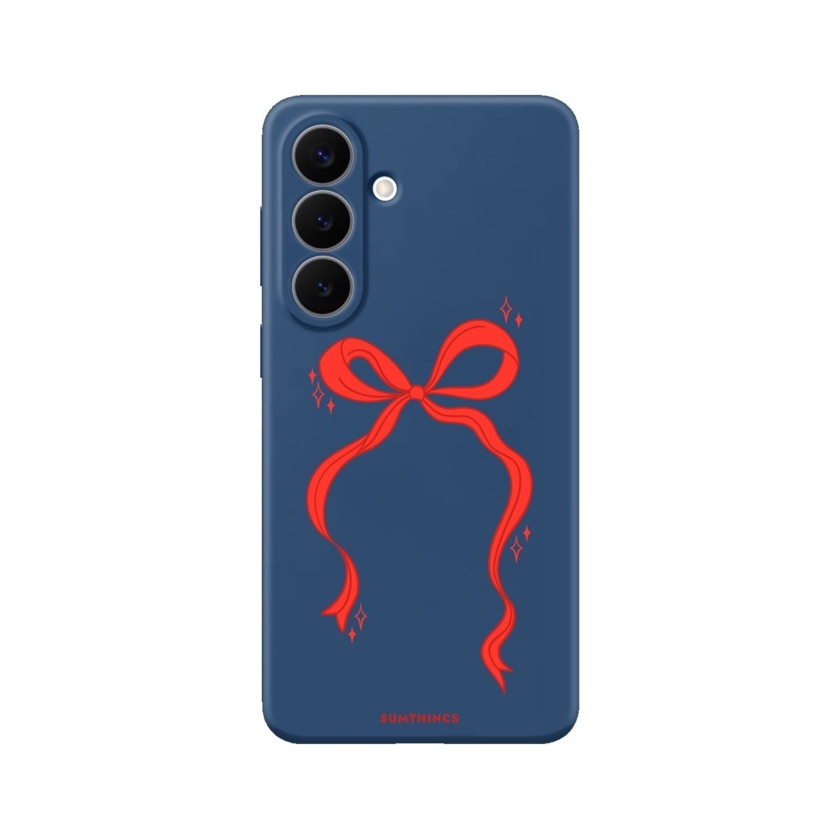 Samsung Red Bow Premium Telefon Kılıfı Pasifik Mavi - Sumthincs