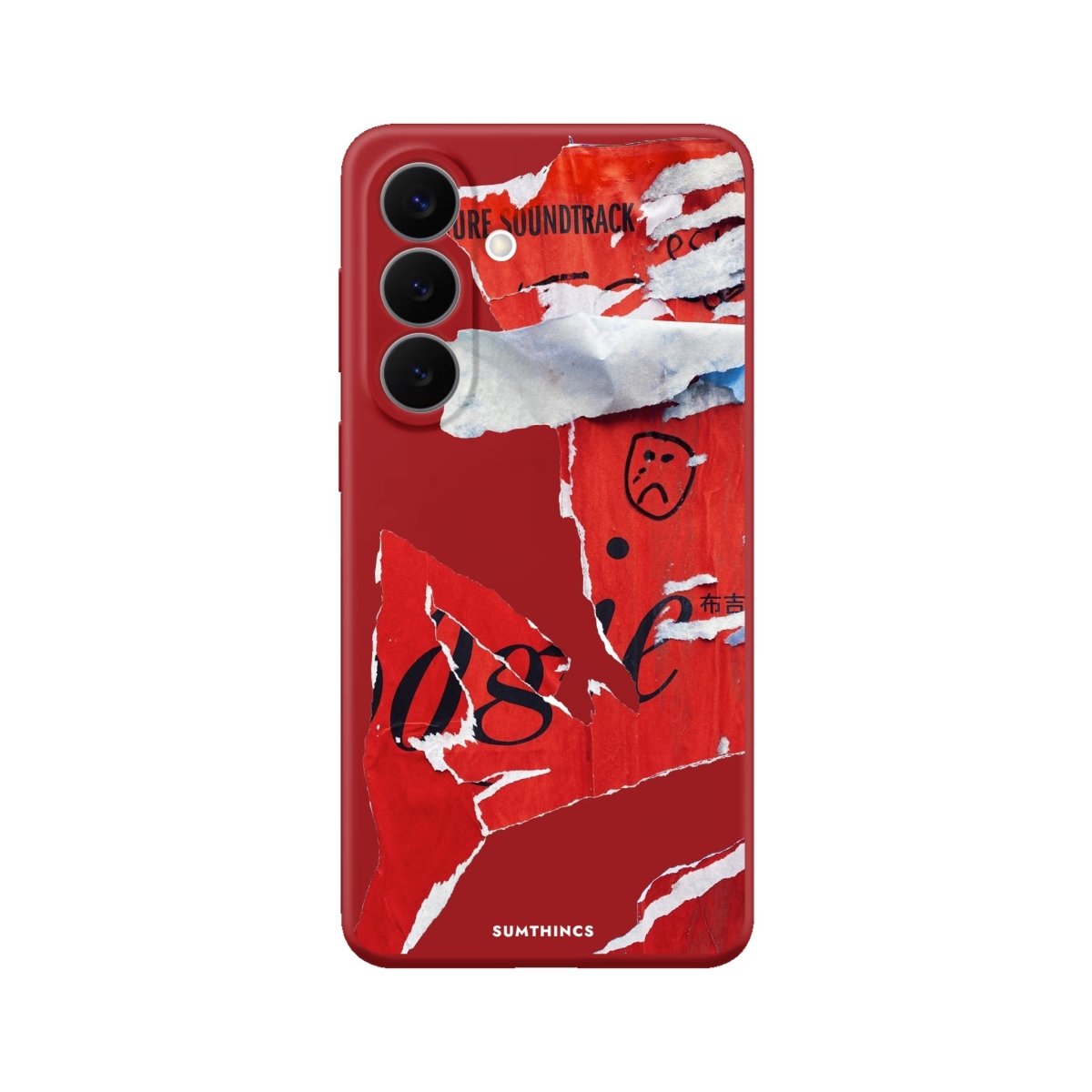 Samsung Riot Premium Telefon Kılıfı Kırmızı - Sumthincs