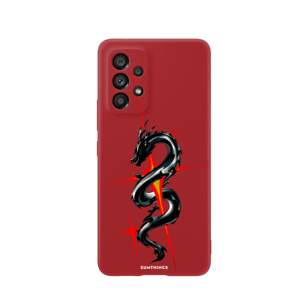 Samsung S21 FE Dragonflare Premium Telefon Kılıfı Kırmızı - SUMTHINCS