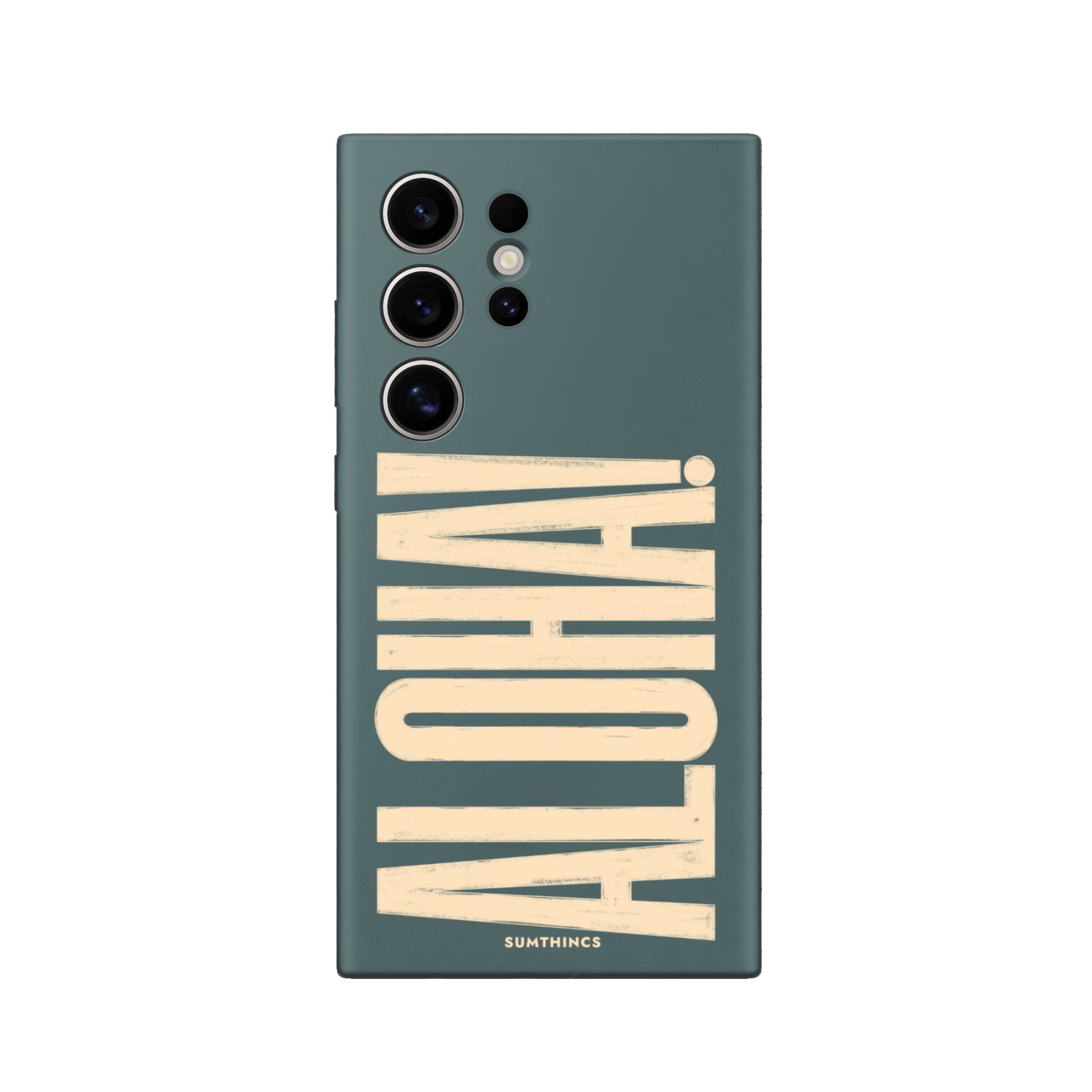 Samsung S22 Ultra Aloha Premium Telefon Kılıfı Kaktüs Yeşili - SUMTHINCS