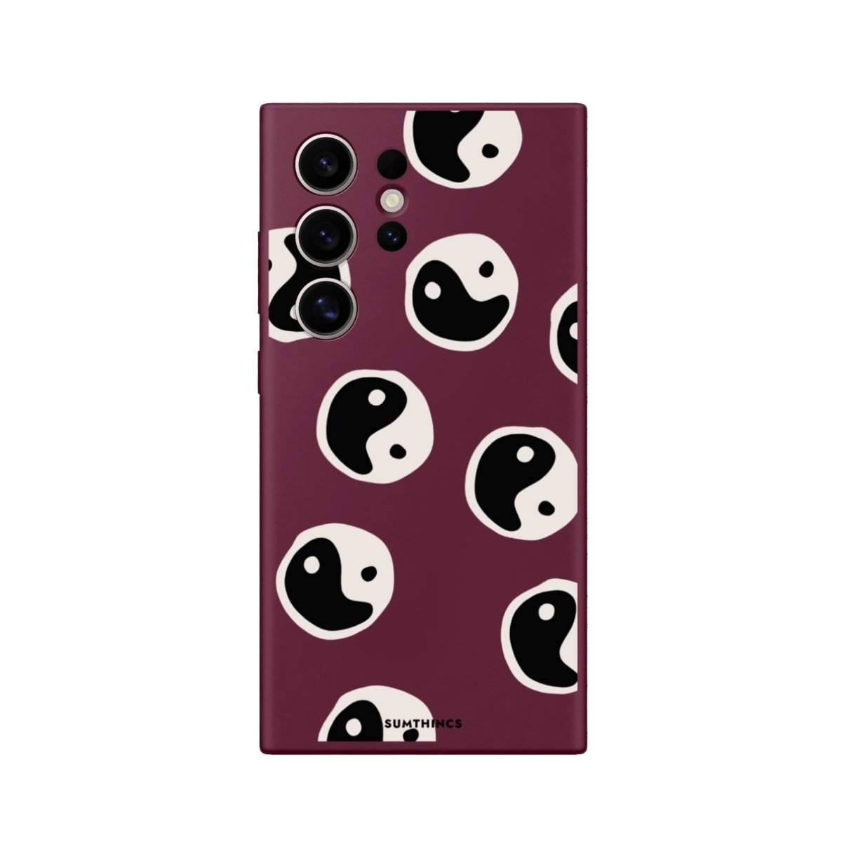 Samsung S22 Ultra Balance Premium Telefon Kılıfı Bordo - SUMTHINCS
