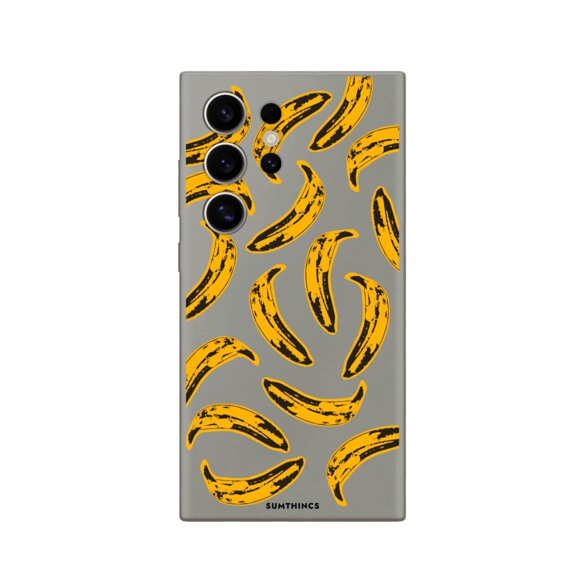 Samsung S22 Ultra Bananas Premium Telefon Kılıfı Gri - SUMTHINCS