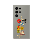 Samsung S22 Ultra Crossroad Premium Telefon Kılıfı Gri - SUMTHINCS