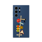 Samsung S22 Ultra Crossroad Premium Telefon Kılıfı Pasifik Mavi - SUMTHINCS