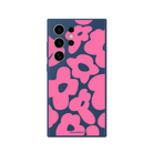 Samsung S22 Ultra Daisy Pop Premium Telefon Kılıfı Pasifik Mavi - SUMTHINCS