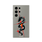 Samsung S22 Ultra Dragonflare Premium Telefon Kılıfı Gri - SUMTHINCS