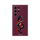 Samsung S22 Ultra Dragonflare Premium Telefon Kılıfı Bordo - SUMTHINCS