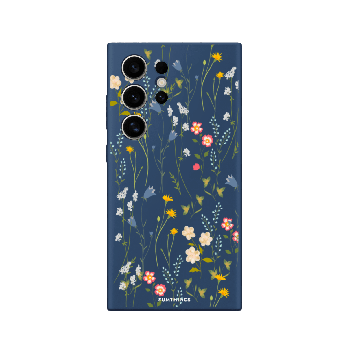 Samsung S22 Ultra Eternal Garden Premium Telefon Kılıfı Pasifik Mavi - SUMTHINCS