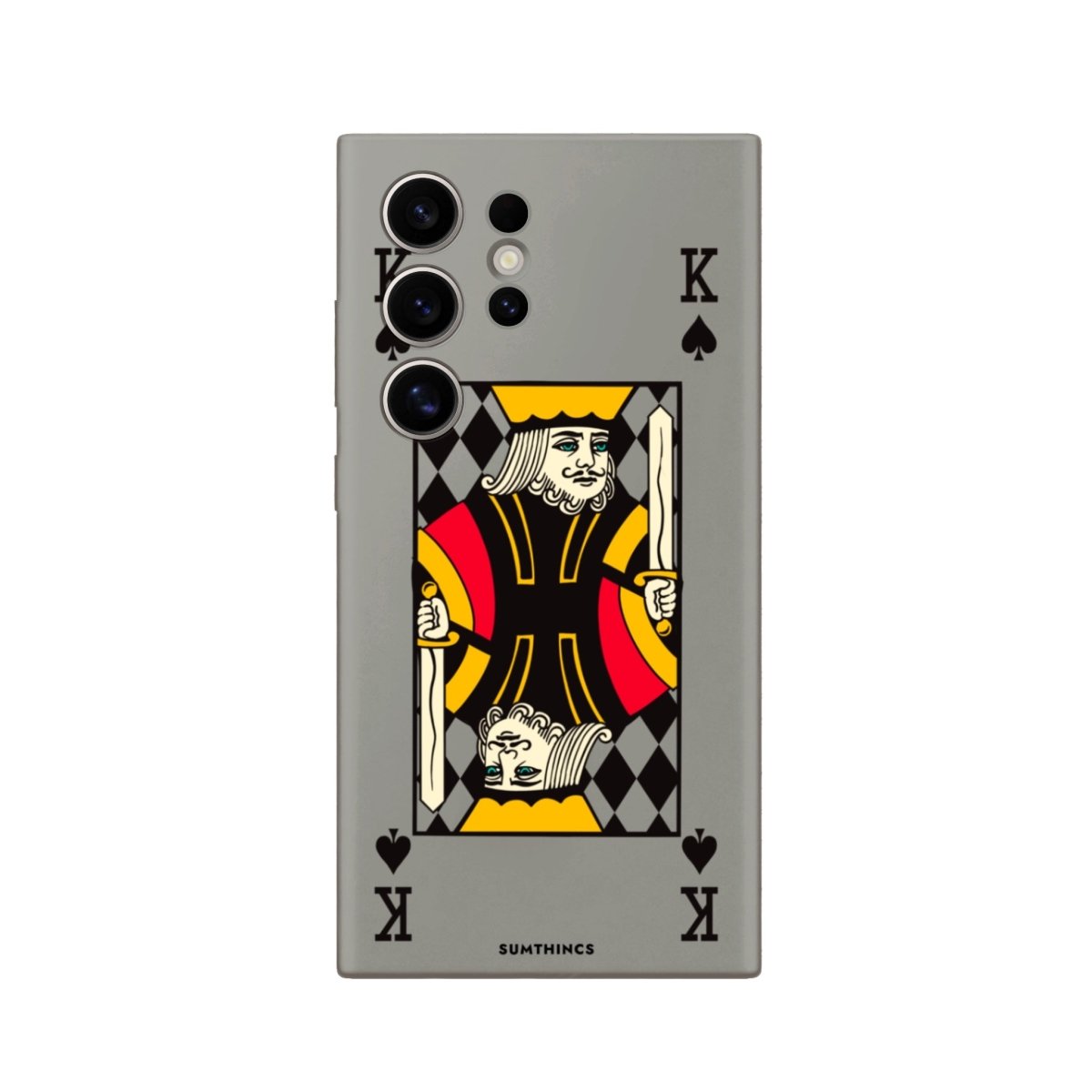 Samsung S22 Ultra King Premium Telefon Kılıfı Gri - SUMTHINCS