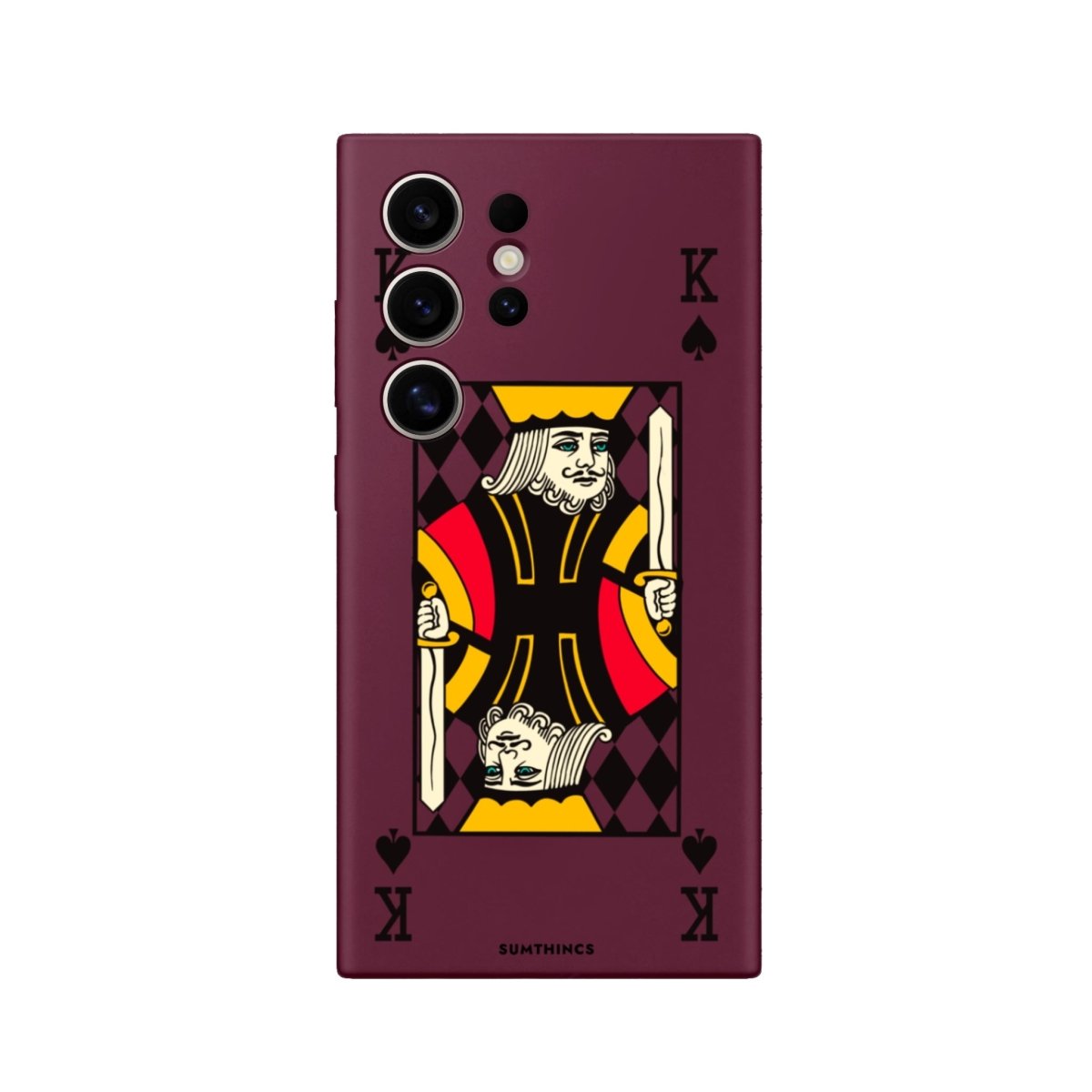 Samsung S22 Ultra King Premium Telefon Kılıfı Bordo - SUMTHINCS