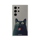 Samsung S22 Ultra Meoww Premium Telefon Kılıfı Gri - SUMTHINCS