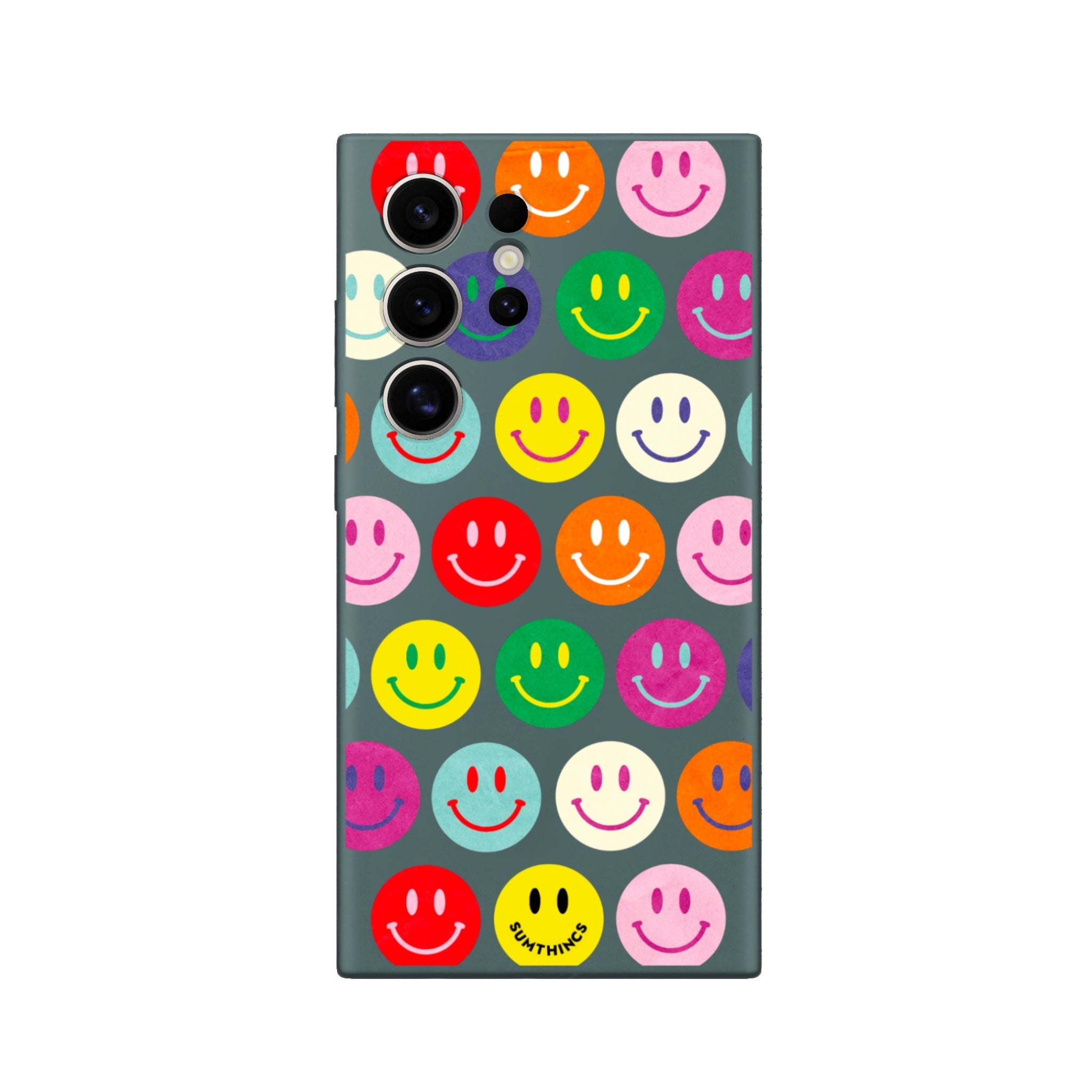 Samsung S22 Ultra Miles Of Smiles Premium Telefon Kılıfı Kaktüs Yeşili - SUMTHINCS