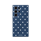 Samsung S22 Ultra Polka Dot Premium Telefon Kılıfı Pasifik Mavi - SUMTHINCS