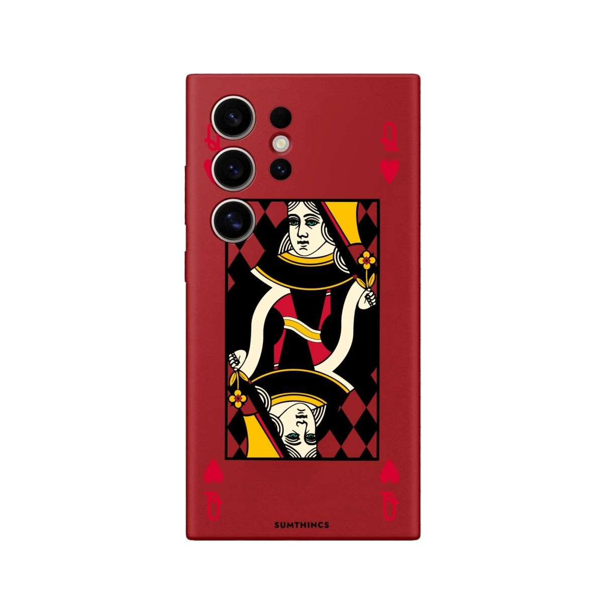 Samsung S22 Ultra Queen Premium Telefon Kılıfı Kırmızı - SUMTHINCS
