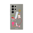 Samsung S22 Ultra Sweet Chaos Premium Telefon Kılıfı Gri - SUMTHINCS