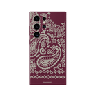 Samsung S22 Ultra Urban Bandana Premium Telefon Kılıfı Bordo - SUMTHINCS
