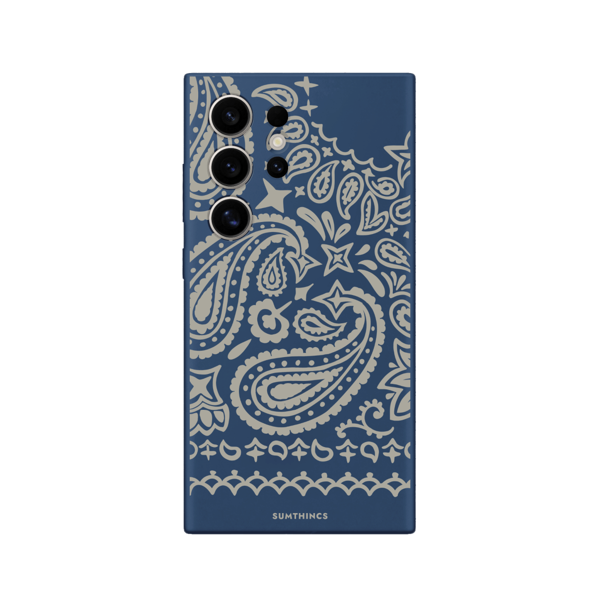 Samsung S22 Ultra Urban Bandana Premium Telefon Kılıfı Pasifik Mavi - SUMTHINCS