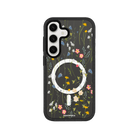 Samsung S23 Eternal Garden Magsafe Procase Şeffaf Telefon Kılıfı Antrasit - SUMTHINCS