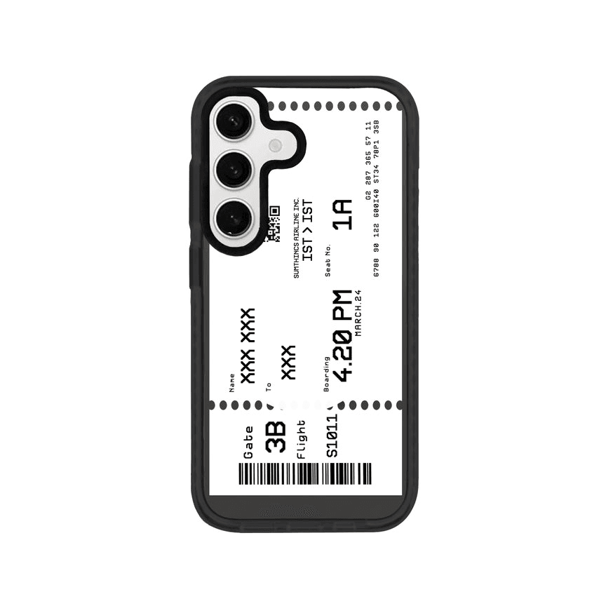 Samsung S23 FE Custom Ticket Kişiye Özel Magsafe Procase Telefon Kılıfı - SUMTHINCS