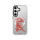 Samsung S23 FE Dragon Magsafe Procase Şeffaf Telefon Kılıfı Beyaz Şeffaf - SUMTHINCS