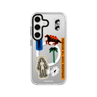 Samsung S23 FE Somewhere Magsafe Procase Şeffaf Telefon Kılıfı Beyaz Şeffaf - SUMTHINCS