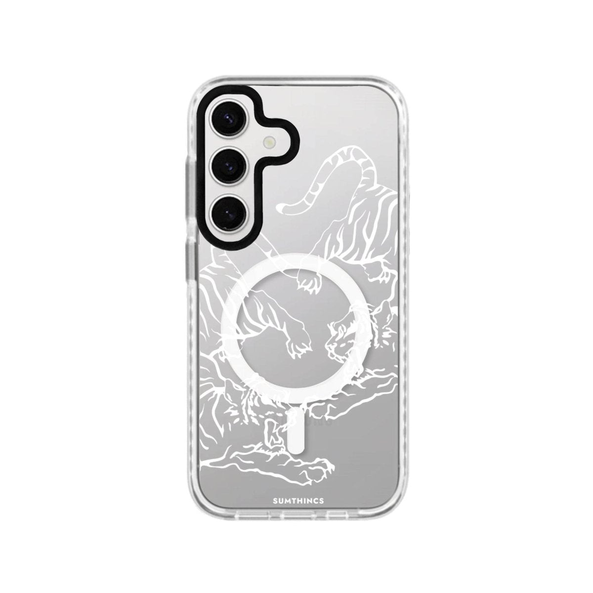 Samsung S23 FE Tigers Magsafe Procase Şeffaf Telefon Kılıfı - SUMTHINCS
