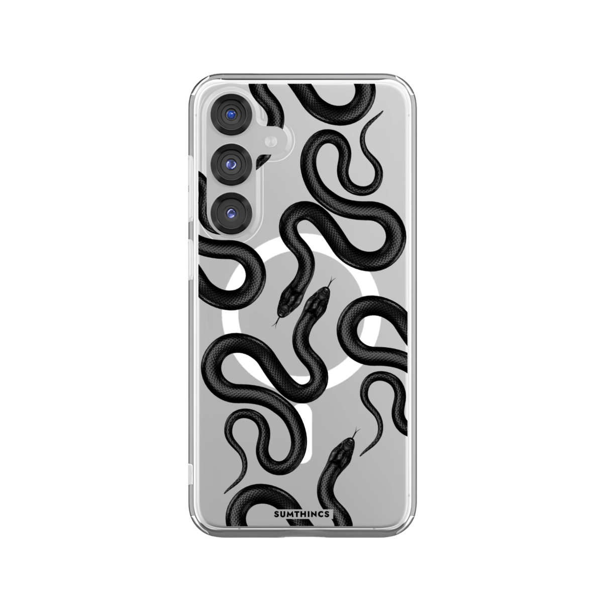 Samsung S23 Snakes Clear Magsafe Telefon Kılıfı - SUMTHINCS