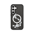 Samsung S23 Starry Bunnies Magsafe Procase Şeffaf Telefon Kılıfı Antrasit - SUMTHINCS